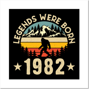 Bigfoot, Legends were born in 1982 Posters and Art